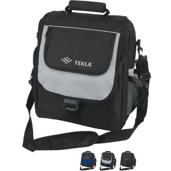 13" x 14 3/4" computer bag made of 600 denier polycanvas... from ASI 90305 ZZ Merged - Sweda Company LLC / Sweda (R)