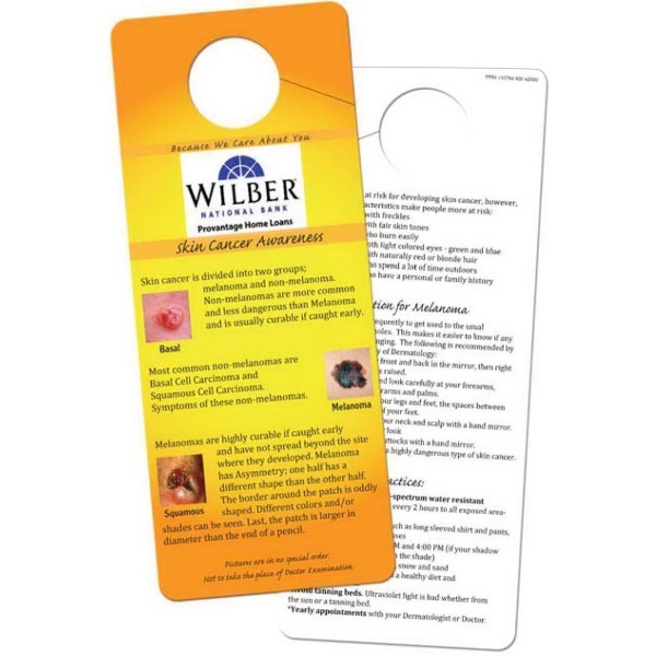 Your skin health matters deeply. This hang tag serves as a... from ASI 42393 Budgetcard Inc