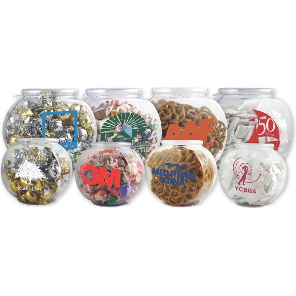 Fish Bowl with Salted Mini Pretzels.... from ASI 44900 NC Custom (CI/Lanco)