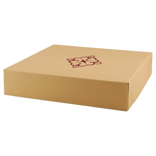 Two piece Natural Kraft Pop-up Gift Boxes fold flat for easy... from ASI 75731 PWS / Pacific Western Sales/Cater Line