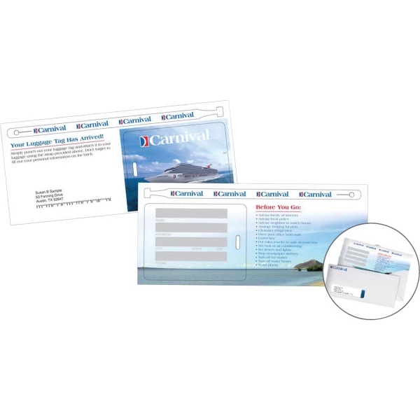 The Smart Travel Tag embodies convenience and style, with a luggage... from ASI 42393 Budgetcard Inc