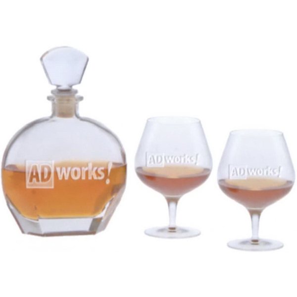 Metropolitan 3 Piece Set includes 23.75 oz. Decanter and two 24... from ASI 67961 Lorente LLC / Lorente