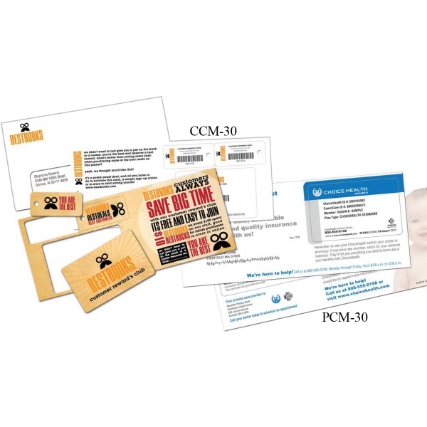 Make a lasting impression with our eye-catching laminated cards and custom... from ASI 42393 Budgetcard Inc