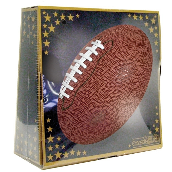 14" full size synthetic leather football with customization.... from ASI 55675 Galaxy Balloons Inc / Galactic Fun Time Line