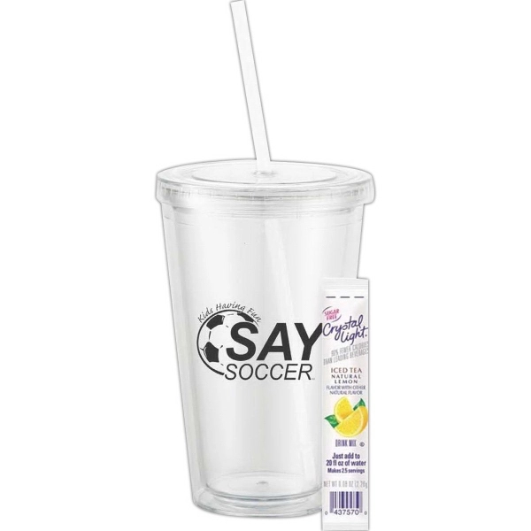 6 1/4" iced tea tumbler... from ASI 44900 NC Custom (CI/Lanco) / Chocolate Inn/Taylor & Grant
