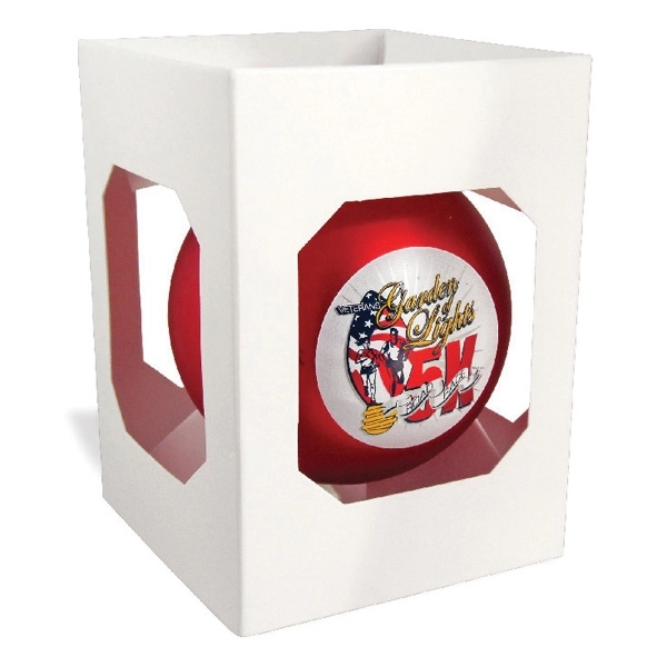 3 1/4" round shatterproof ornament with a satin finish.... from ASI 55675 Galaxy Balloons Inc / Galactic Fun Time Line