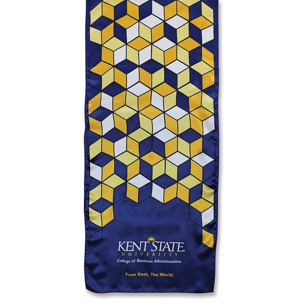 Custom logo wet dye logo scarves 8" x 45"- complimentary virtual... from ASI 98085 Wolfmark / Anthony Enterprises