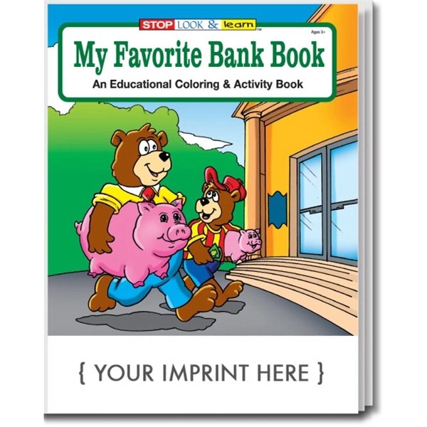 My Favorite Bank educational coloring and activity book.... from ASI 45815 Coloring Book Solutions / Coloring Book Solutions™