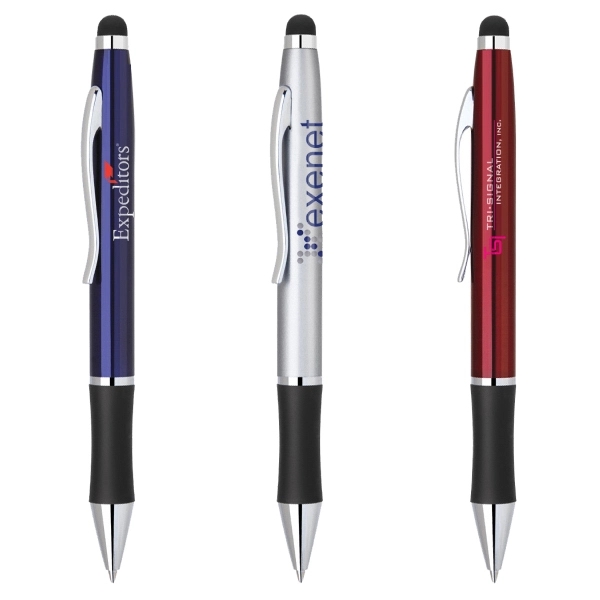 Brass twist action ballpoint pen in three colors.... from ASI 31517 Admart Products / Admart Line