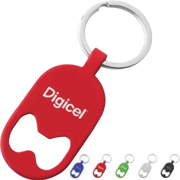 Bottle opener brass key tag measuring 1 1/8" x 3" with... from ASI 90305 ZZ Merged - Sweda Company LLC / Sweda®