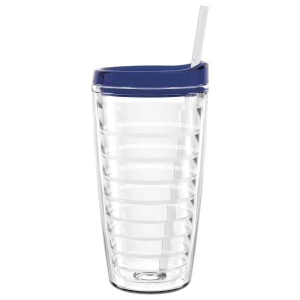 16 oz. Shelby Clear Double Wall Insulated Tritan™ tumbler. Includes choice... from ASI 73871 Next Promotions LLC
