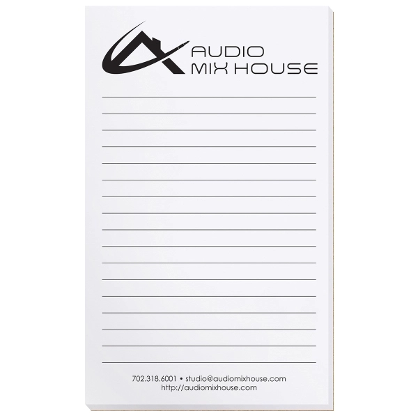 Scratch pad with 100 sheets of 50 lb. white offset paper... from ASI 50873 Drum-Line / Drum-line Inc