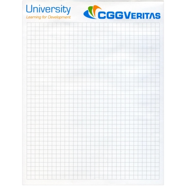 Scratch pad with 100 sheets of 50 lb. white offset paper... from ASI 50873 Drum-Line / Drum-line Inc