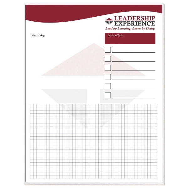 Scratch pad with 100 sheets of 50 lb. white offset paper... from ASI 50873 Drum-Line / Drum-line Inc