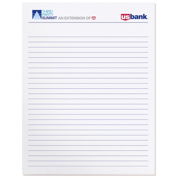 Full color scratch pad with 50 sheets of 60 lb. white... from ASI 50873 Drum-Line / Drum-line Inc