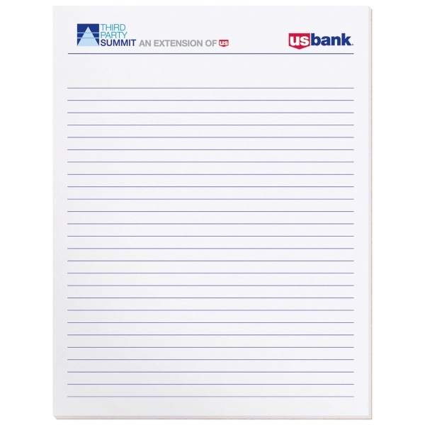 Full color scratch pad with 100 sheets of 60 lb. white... from ASI 50873 Drum-Line / Drum-line Inc