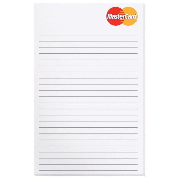 Full color scratch pad with 100 sheets of 60 lb. white... from ASI 50873 Drum-Line / Drum-line Inc
