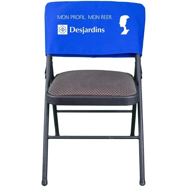 20" x 11" fitted chair cover made of poly-cotton twill with... from ASI 31260 AdCapitol