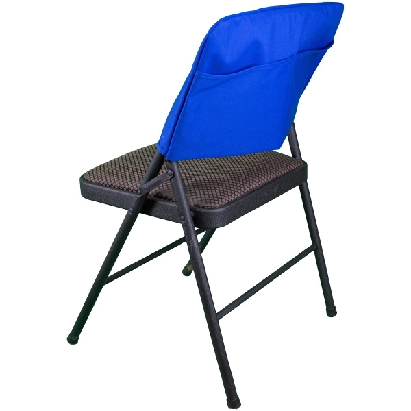 20" x 11" fitted chair cover made of poly-cotton twill with... from ASI 31260 AdCapitol