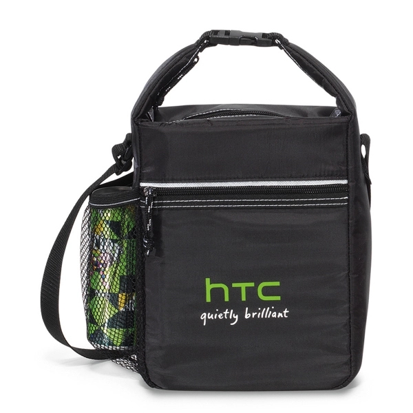 Kid-friendly lunch cooler with thermal lining, zippered main compartment, removable ID... from ASI 56070 Gemline / Gemline®