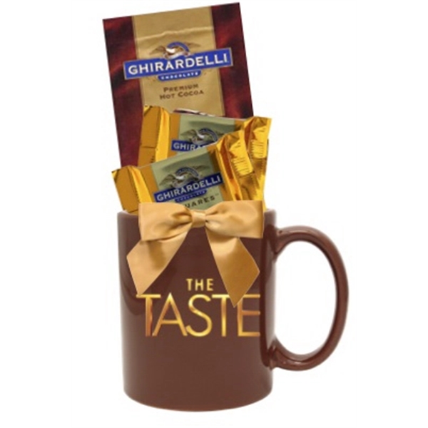 Mug with Ghirardelli Hot Cocoa and Chocolate Squares... from ASI 89971 Stuff A Mug