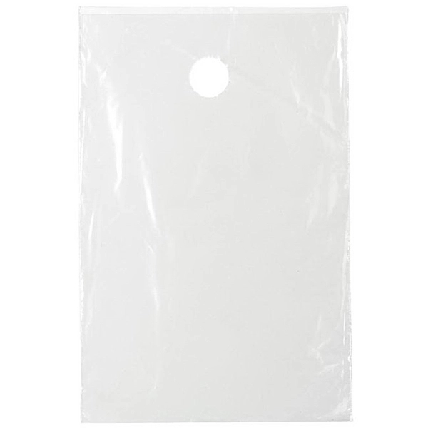 1.0 mil. clear plastic bag with a 1 1/2" diameter hole... from ASI 37940 Bag Makers Inc