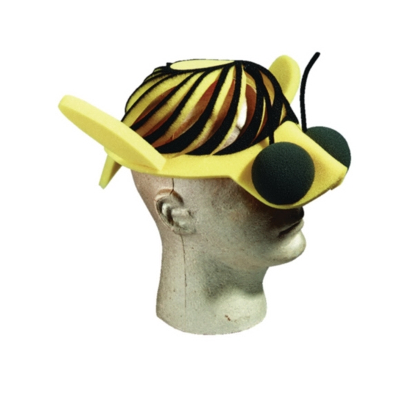Bee shaped foam novelty hat. Something for everyone!... from ASI 88740 ZZ DROPPED -Spirit Industries Inc / Spirit Hand Line