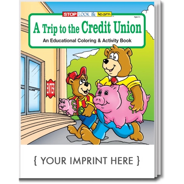 A Trip to the Credit Union coloring and activity book.... from ASI 45815 Coloring Book Solutions / Coloring Book Solutions™