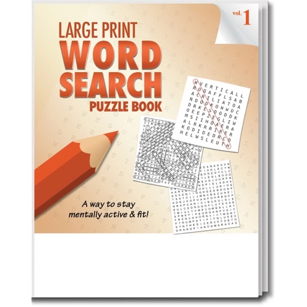 Large print word search puzzle book - volume 1.... from ASI 45815 Coloring Book Solutions / Coloring Book Solutions™ LivRite