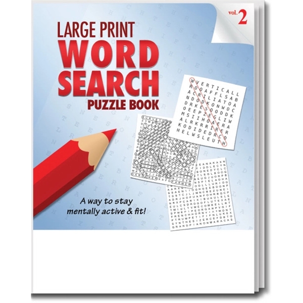 Large print word search puzzle book - volume 2 with pencil.... from ASI 45815 Coloring Book Solutions / Coloring Book Solutions™ LivRite