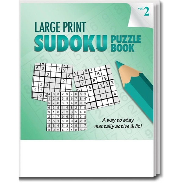 Standard large print sudoku puzzle book - Volume 2.... from ASI 45815 Coloring Book Solutions / Coloring Book Solutions™ LivRite