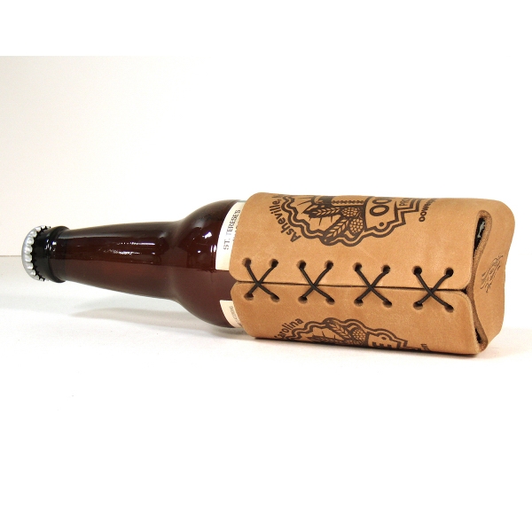 Leather sleeve for long neck bottles.... from ASI 75126 Oowee Products / OOWEE PRODUCTS