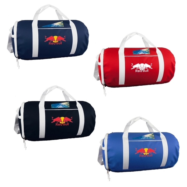 600 Denier Polyester roll bag with heavy vinyl backing. Side zipper... from ASI 40544 Binaco / Binaline