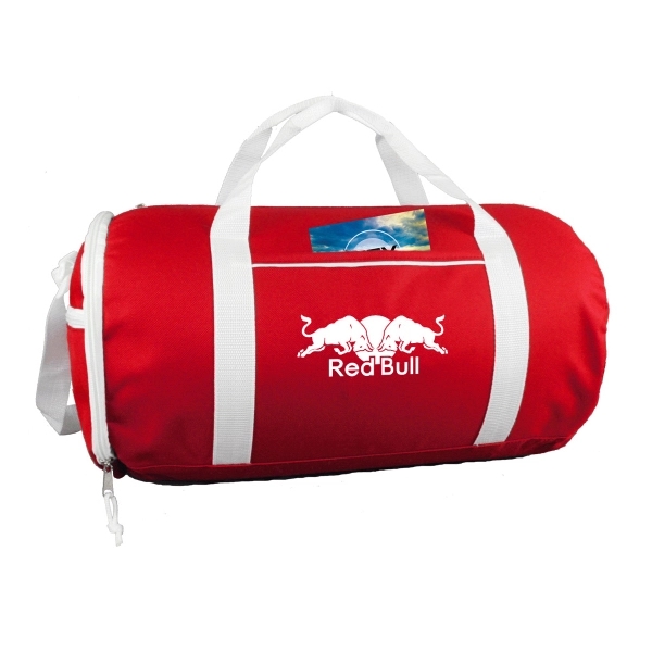 600 Denier Polyester roll bag with heavy vinyl backing. Side zipper... from ASI 40544 Binaco / Binaline