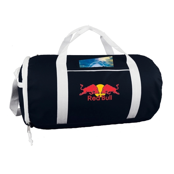 600 Denier Polyester roll bag with heavy vinyl backing. Side zipper... from ASI 40544 Binaco / Binaline