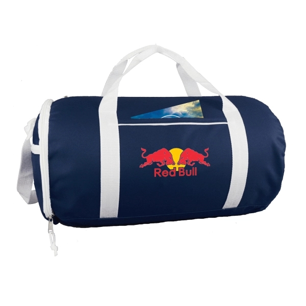 600 Denier Polyester roll bag with heavy vinyl backing. Side zipper... from ASI 40544 Binaco / Binaline