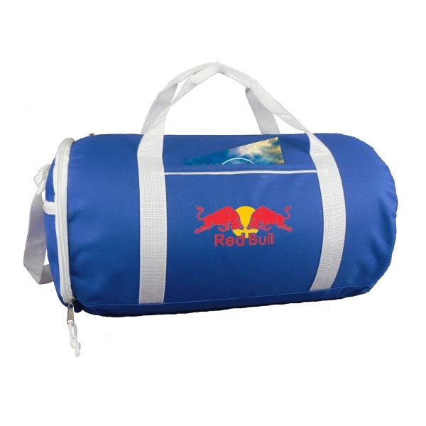 600 Denier Polyester roll bag with heavy vinyl backing. Side zipper... from ASI 40544 Binaco / Binaline