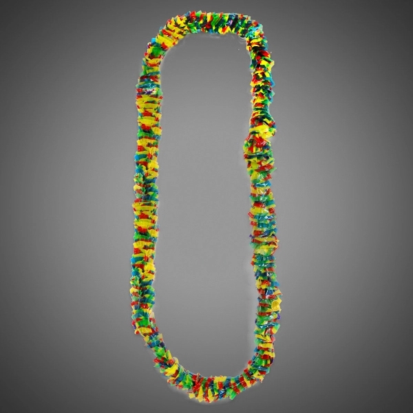 36" multi-colored rainbow Hawaiian lei.... from ASI 42016 Brighter Promotions Inc / Chemical Light™