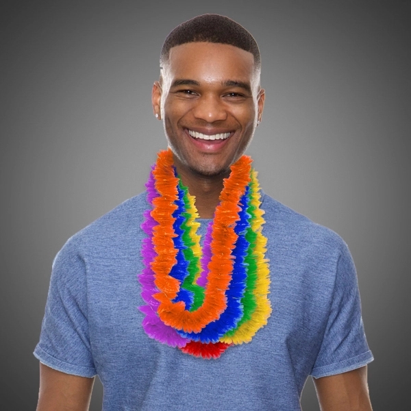 2" x 36" solid colored Hawaiian leis.... from ASI 42016 Brighter Promotions Inc / Chemical Light™