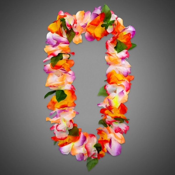 3 1/2" x 40" jumbo sized Hawaiian flower lei... from ASI 42016 Brighter Promotions Inc / Chemical Light™
