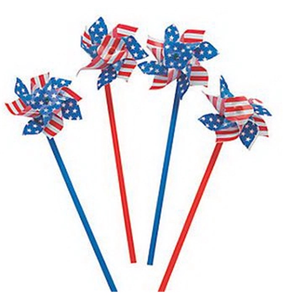Pinwheel toy, 4" Patriotic... from ASI 57713 Glow Promotions / Glow Promotions