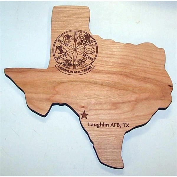 Custom wooden plaques measure 8" x 10" and can be cut... from ASI 92531 Unique Custom Products / UCP