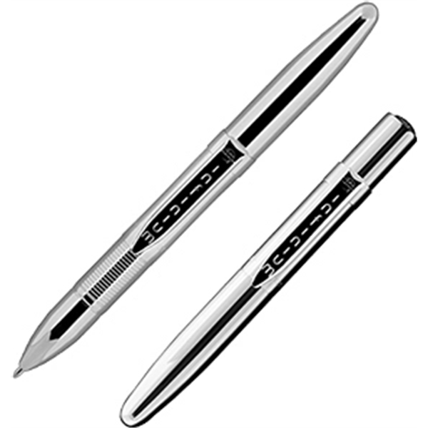 Pen is guaranteed to write throughout one persons lifetime without refilling... from ASI 54423 Fisher Space Pen Co