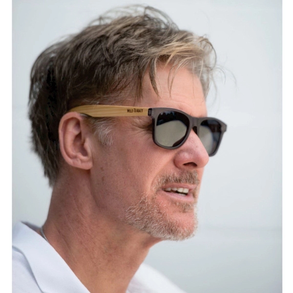 Custom unisex sunglasses made from bamboo and plastic.... from ASI 72657 Active Life Promo / Active Life Promo Ingrain Promo