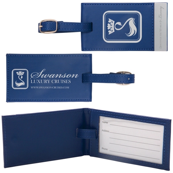 2 1/2" x 4 1/4" x 1/4" luggage tag with an... from ASI 62190 Illini
