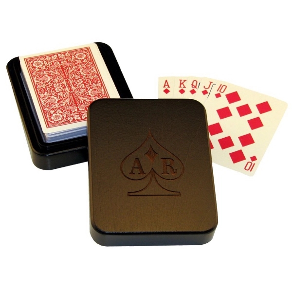 Wood Single Deck Playing Card Box.... from ASI 88156 Solid Dimensions Inc / Solid Dimensions Line