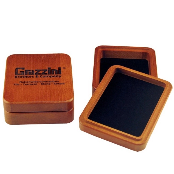 Wood Single Deck Playing Card Box.... from ASI 88156 Solid Dimensions Inc / Solid Dimensions Line