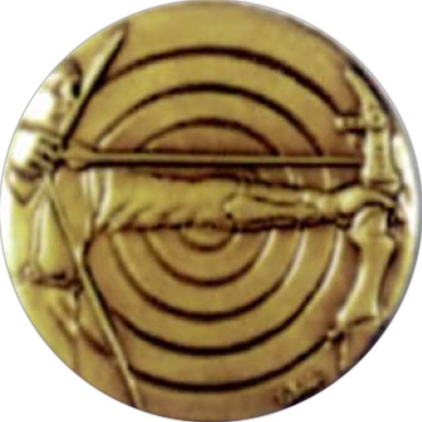 Diamond cut brass medals - 2 3/4".... from ASI 67961 Lorente LLC / Lorente