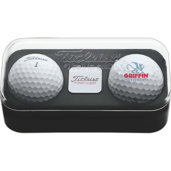 Titleist(R) 2-Ball Marker Pack.  Clear cover with dimensional Titleist(R) branding.... from ASI 40480 Koozie Group / Norwood (TM)