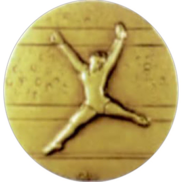 Star brass medal - 3 1/2"... from ASI 67961 Lorente LLC / Lorente